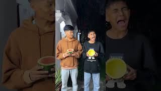 Funny Baby Crying 🤣🤣  Watermelon  Aayush amp Abhay shorts viral [upl. by Valeda142]