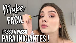 TUTORIAL MAKE BÁSICA PARA INICIANTES  PASSO A PASSO [upl. by Siravaj]