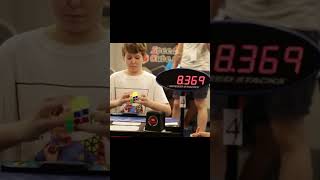 Tymon Kolasińskis passion for CUBING shorts cubing rubikscube rubik cube speedcubing puzzle [upl. by Jarrow]