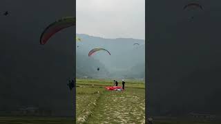 Paragliding Busy Landing  Pame Pokhara  Nepal🇳🇵 [upl. by Nigle]