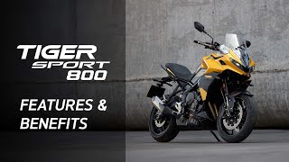 ALLNEW Triumph Tiger Sport 800  Features and Benefits [upl. by Asselam311]