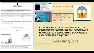 ADVANCE DC ENDORSEMENT APPLICATION PROCEDURE LEVEL II DANGEROUS CARGO ENDORSEMENT OIL CHEMICAL GAS [upl. by Eilahtan]