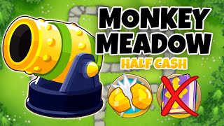 Monkey Meadow HALF CASH Guide  No Monkey Knowledge  BTD6 [upl. by Klaus347]