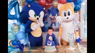 Armanis 4th Birthday Party  Sonic Themed Party [upl. by Quita]