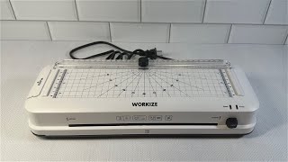 My Review of the WORKIZE 9 inch Laminator Machine [upl. by Tybi]