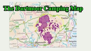 Permitted Wild Camping on Dartmoor quotThe Dartmoor Camping Mapquot [upl. by Asuncion]