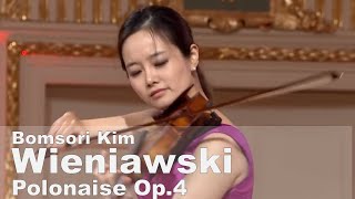 Wieniawski Polonaise in D major Op4  Bomsori Kim 김봄소리 [upl. by Sarge36]