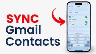 How to Sync Gmail Contacts on iPhone on iOS 18 [upl. by Divan]