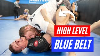 One Of The Best Blue Belt Ive Ever Rolled With  BJJ Rolling Commentary [upl. by Konstance]