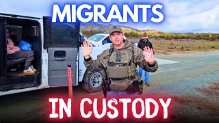 Migrants TAKEN INTO CUSTODY Jacumba California [upl. by Comstock]