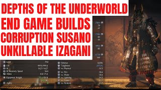 Nioh 2 Overpowered End Game BuildsDepths of the Underworld Ultimate Offense amp Defense [upl. by Aikyt328]