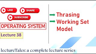 412 Thrashing Working Set Model Locality Model Operating System [upl. by Thompson845]