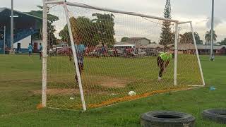 Hezekiah Charles scores for East Mucurapo Secondary School in the 39th minute 1nil 🔥⚽️🏆 25924 [upl. by Rednijar]