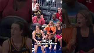 Caitlin Clark had fans laughing at her 😳caitlinclark basketball wnba [upl. by Idihc]