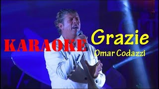 GRAZIE Omar Codazzi Karaoke [upl. by Eilrebmik]