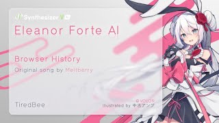 Synthesizer V AI Eleanor Forte  Browser History【Update Demo  Cover Sample】愛蓮娜芙緹AI  エレノア フォルテ AI [upl. by Latyrc]