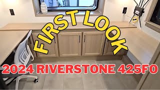 New 2024 RiverStone 425FO Fifth Wheel Floor Plan with Office [upl. by Nirrak]