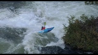 Lava Island Falls Kayaking  Lava 1 1500 CFS [upl. by Clarine]