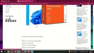 Windows 11 Pro 21H2 Build 22000613 No TPM Required With Office 2019 Pro Plus Preactivated [upl. by Hardigg]