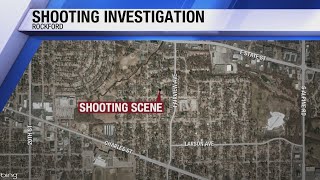 Man in critical condition after being shot in the back on Rockford street [upl. by Ahtekal183]