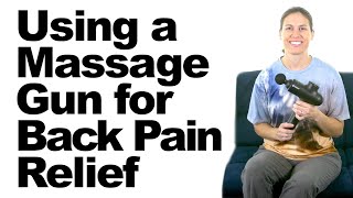 How to Use a Percussion Massage Gun for Back Pain Relief [upl. by Allanson]