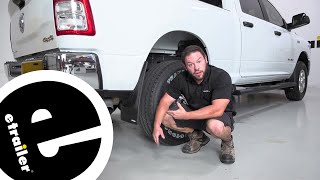 etrailer  DIY Install WeatherTech Mud Flaps on your 2022 Ram 2500 [upl. by Wilden]