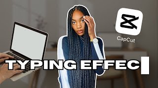 How To Create Typing Effect On Your iPhone 📲  CAPCUT TUTORIAL [upl. by Yeltrab]