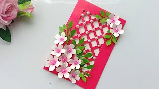 Beautiful Handmade Happy New Year 2020 Card Idea  DIY Greeting Cards for New Year [upl. by Redliw678]