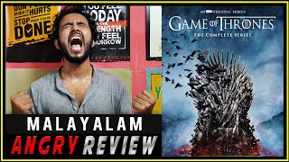 Game of Thrones  Seasons 1 8 Malayalam Angry Review  Complete Explained  VEX Entertainment [upl. by Ahsaetan]