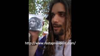 Le rasta raëlien candidat à présidentielle de 2012 [upl. by Esiocnarf]