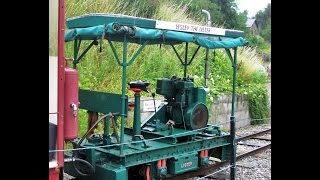 quotLesley the Listerquot on the Ecclesbourne Valley Railway 2ft gauge section 4th August 2013 [upl. by Keir]