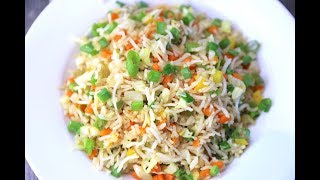 Fried rice recipe  Veg fried rice  Indo Chinese recipe  Quick fried rice recipe [upl. by Osyth]