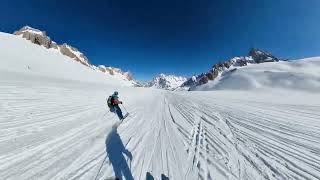 Descent of the Vallée Blanche The MustDo OffPiste CHAMONIX [upl. by Nnaul]