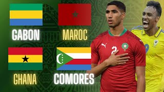 🔴🇬🇦🇲🇦 GABON  MAROC LIVE  🇬🇭🇰🇲 GHANA  COMORES LIVE  🇲🇦DIMA MAGHRIB  COUPE DAFRIQUE  CAN 2021 [upl. by Muhan]