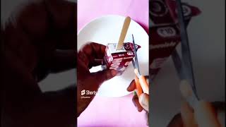 Smoodh Chocolate Milkshake Popsicle 🍫😋🍭 youtubeshorts popsicle candy icecreamdessert funny [upl. by Atsillak]