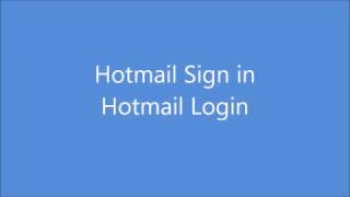 Hotmail Login  Hotmail Sign In  Hotmail Account Login Steps [upl. by Rubinstein]