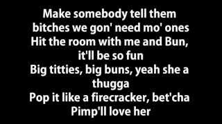 Bun B  Pop It 4 Pimp LYRICS ON SCREEN [upl. by Ariuqahs]