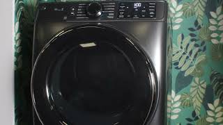 GE UltraFresh Front Load Washer – Using the Dryer Control Feature [upl. by Esinahs]