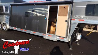 2020 Lakota Charger 8315 3Horse Trailer with a Slide [upl. by Northrup728]