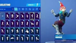 GNOME GRIMBLES SKIN Fortnite Dance And Emotes [upl. by Bethanne418]