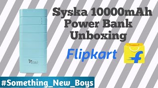 Syska 10000mAh Power Bank  Unboxing [upl. by Waxler706]