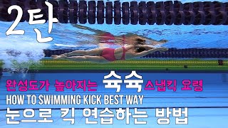 ENG CC 이현진 수영 🏊🏻‍♀️ 앞으로 잘나가는 킥은 다르다  2탄  눈으로 킥 배우기   learn to swim kick faster [upl. by Yerbua]