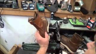 Bear Shoe Works Resoling Red Wing Irish Setter [upl. by Acined]