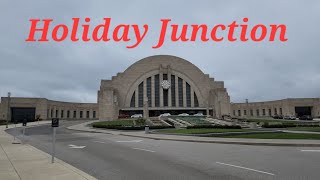 Holiday Junction Brickopolis and Cincinnati In Motion at Union Terminal [upl. by Esinaej]