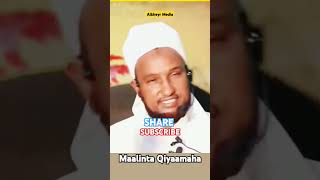 Maxa dhacaya Malinta Qiyamaha Sheekh Xusen Cali Jabuti muxaadaro sheekh muslim 2024 shorts [upl. by Nikal]