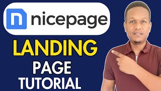 NicePage Landing Page Tutorial [upl. by Lucien96]