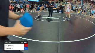 2024 USMC Junior MFS National Champions Zeno Moore vs Jace Roller 144 Lbs 5th Place Bout [upl. by Blinni]