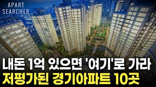 현금 1억 모았다면 이 곳도 가능합니다 웬만한 서울보다 나은 경기 저평가 아파트 BEST 10 매물을 소개합니다 경기 아파트 수도권 아파트 부동산 전망 아파트 매매 [upl. by Shultz]