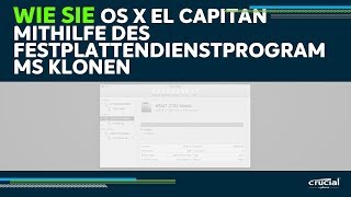 Wie Sie Mac OS X El Capitan mit dem FestplattenDienstprogramm klonen [upl. by Filippa]