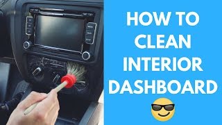 How To Clean Car Dashboard Vents Navigation Screen Turn Signals  Interior Car Detailing [upl. by Eedrahc]